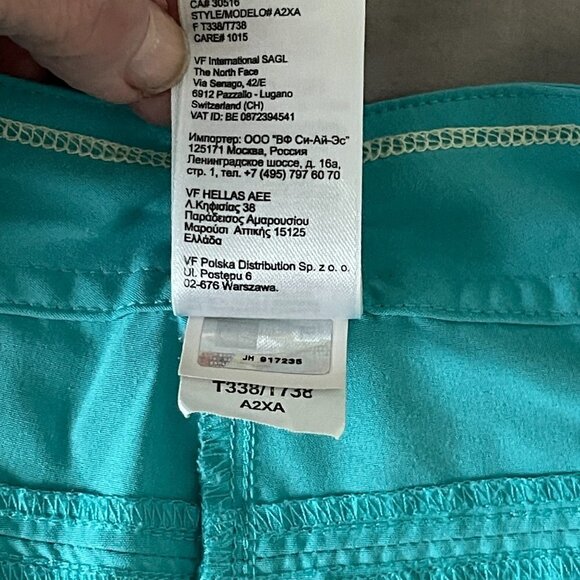The North Face Echo Lake Apex Washoe UPF Protection Ion Blue Shorts  Size 8 - Picture 10 of 12